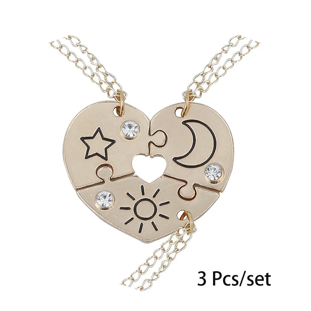 3/4 Best friend necklaces