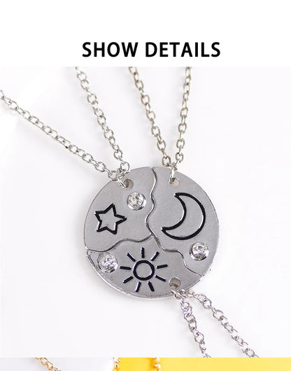 3/4 freind necklaces