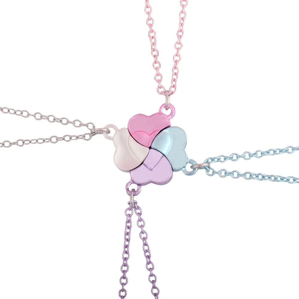4 Best Friend Necklaces - Clover