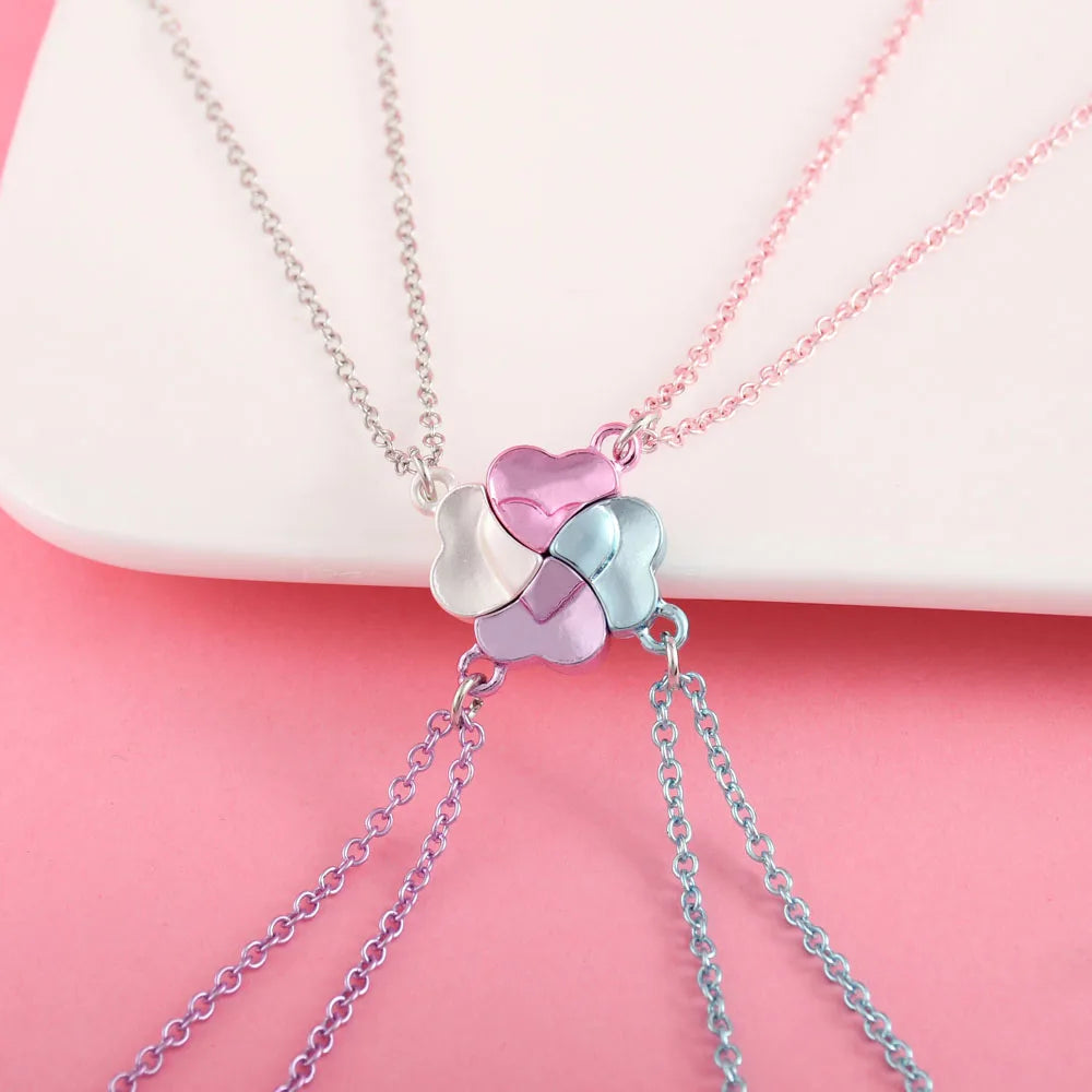 4 Best Friend Necklaces - Clover