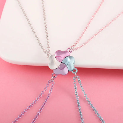 4 Best Friend Necklaces - Clover