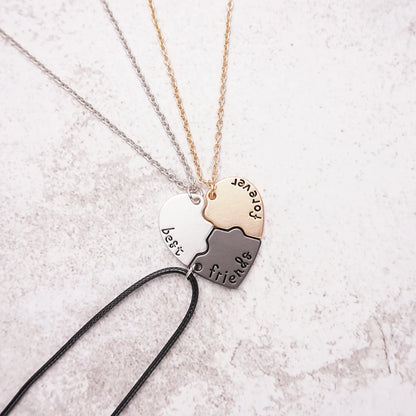 3/4 Best friend necklaces