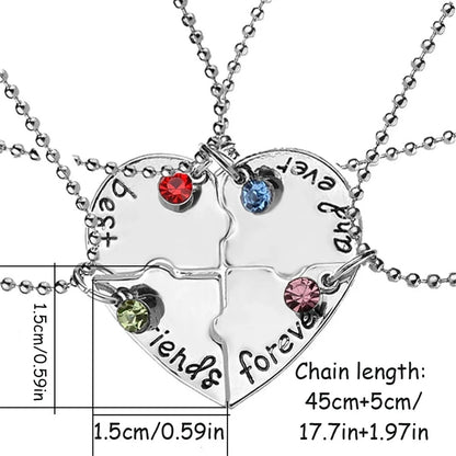 3/4 Best friend necklaces