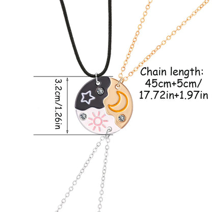 3/4 Best friend necklaces