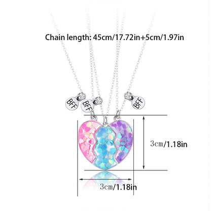 3 Best Friend Necklaces