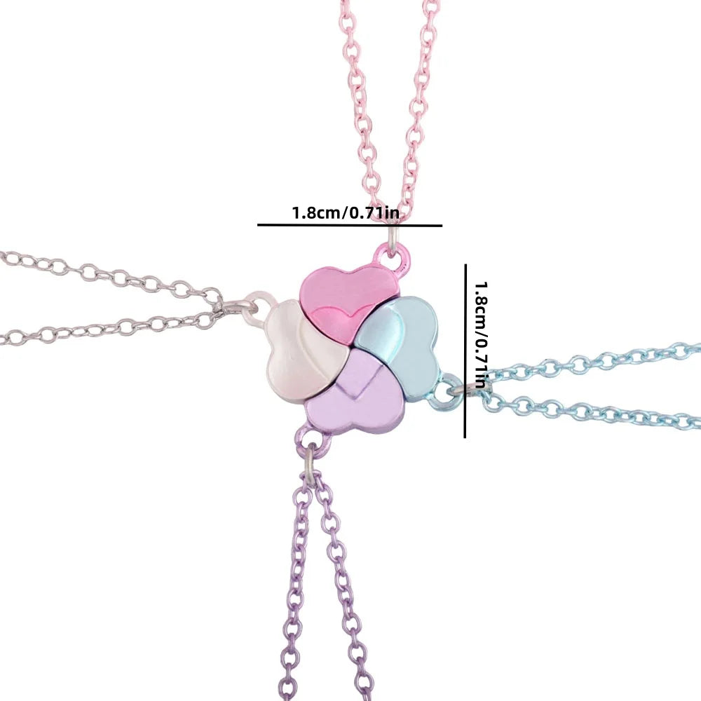 4 Best Friend Necklaces - Clover