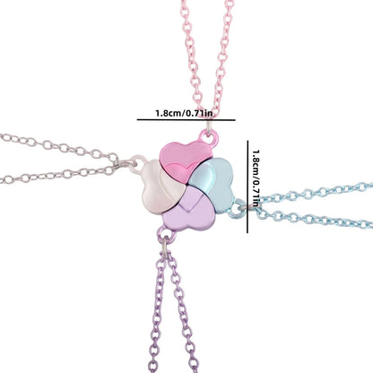 4 Best Friend Necklaces - Clover