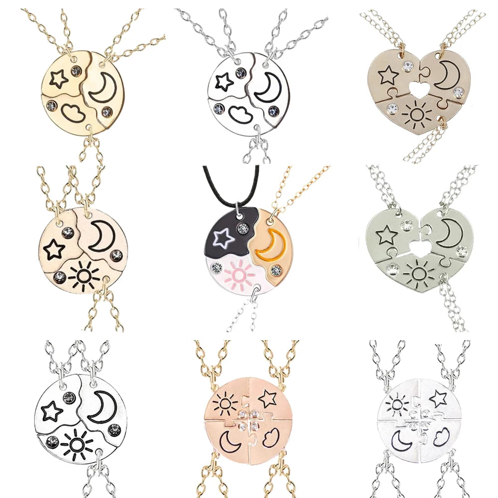 3/4 freind necklaces