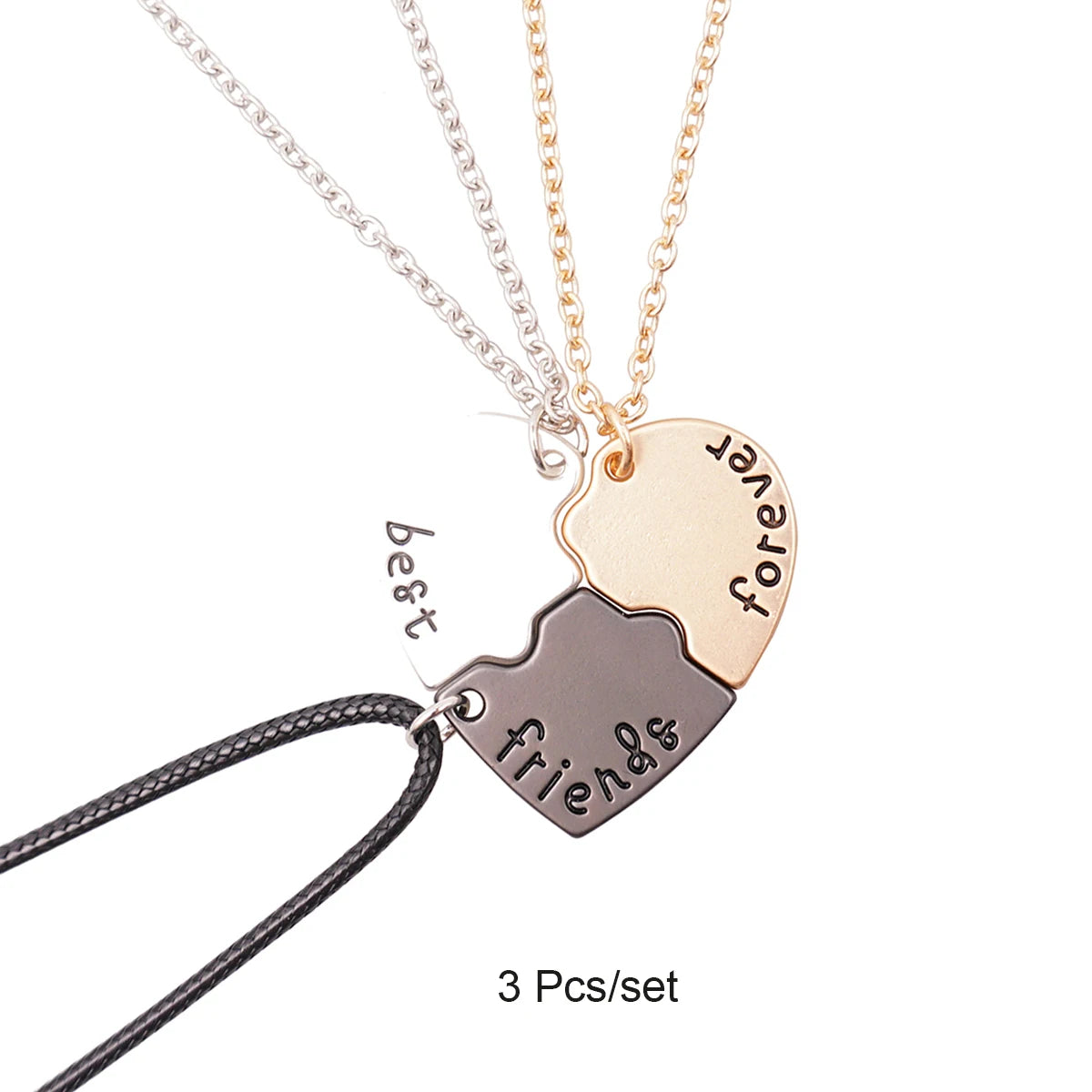 3/4 Best friend necklaces