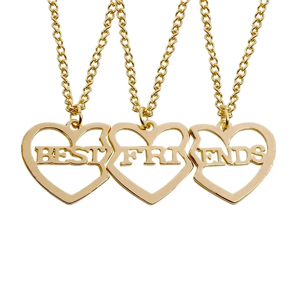 3/4 Best friend necklaces