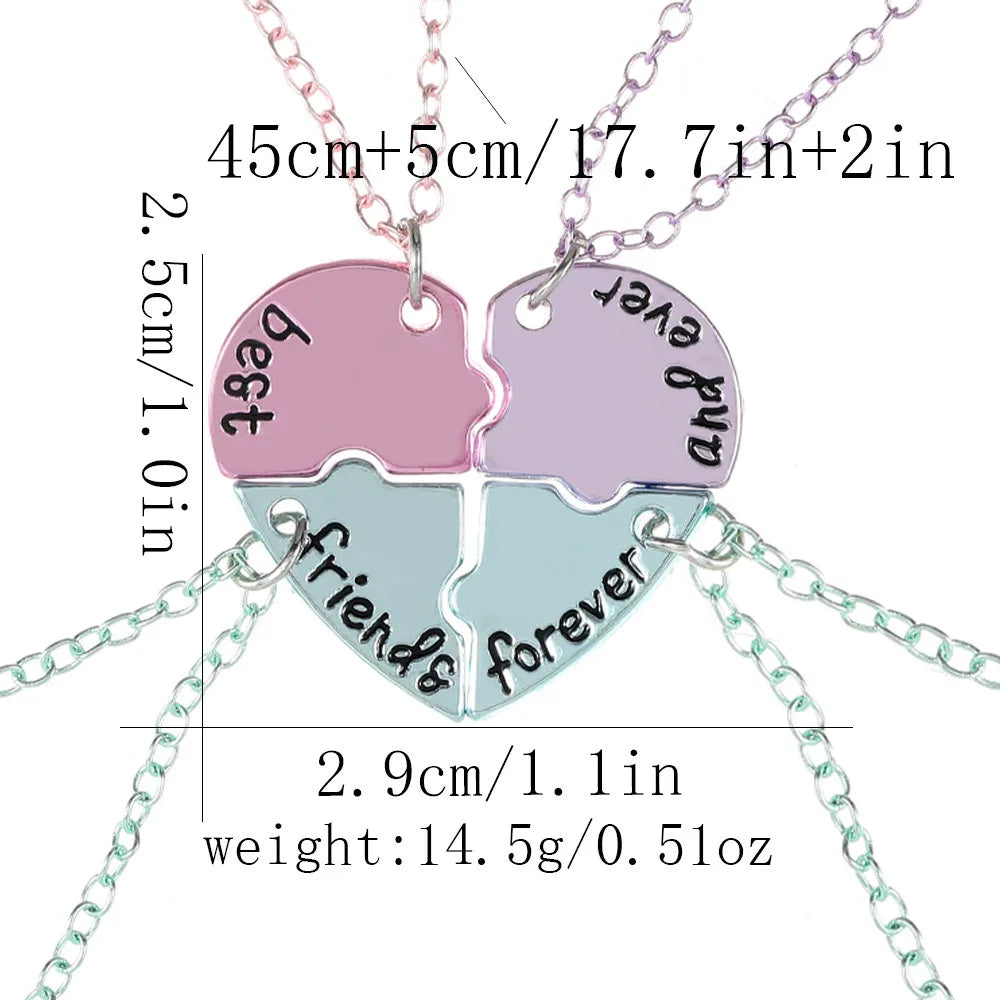 Lovecryst 3/4 Best friend Neclaces