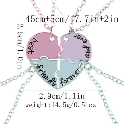 Lovecryst 3/4 Best friend Neclaces