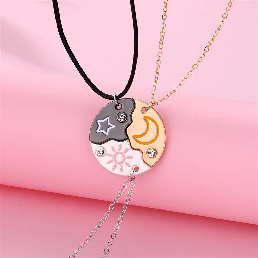 3/4 Best friend necklaces