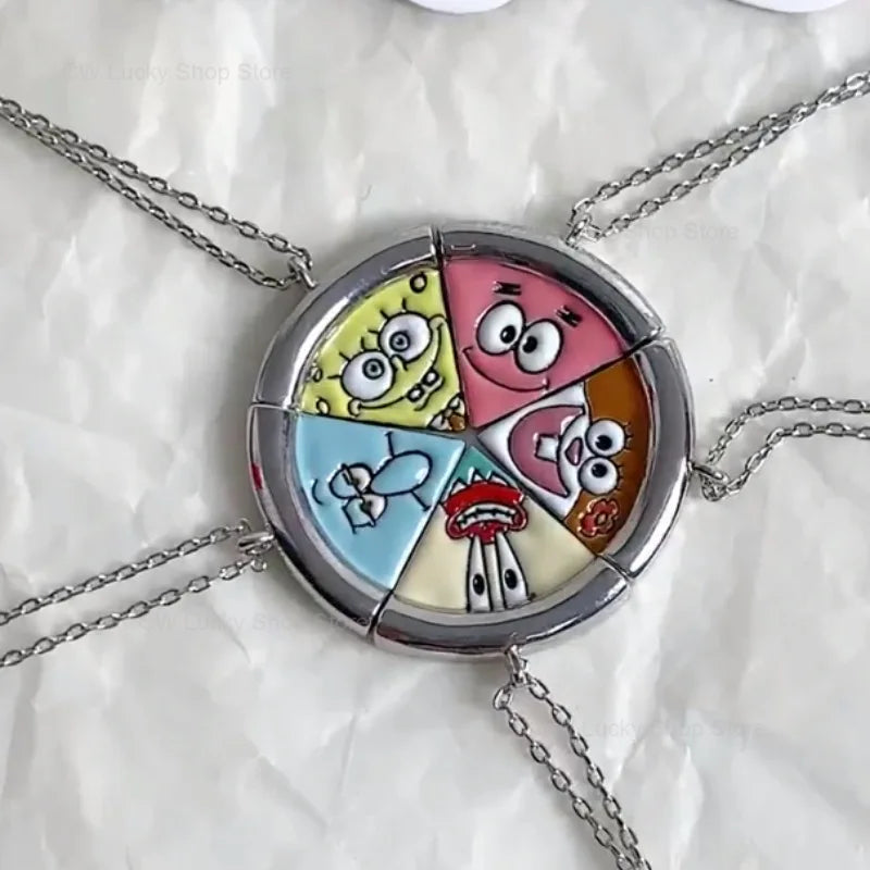 5 best friend SpongeBob Necklaces