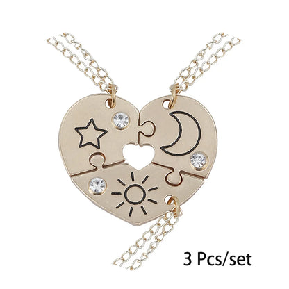 3/4 Best friend necklaces