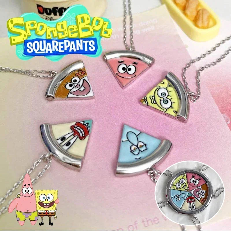 5 best friend SpongeBob Necklaces