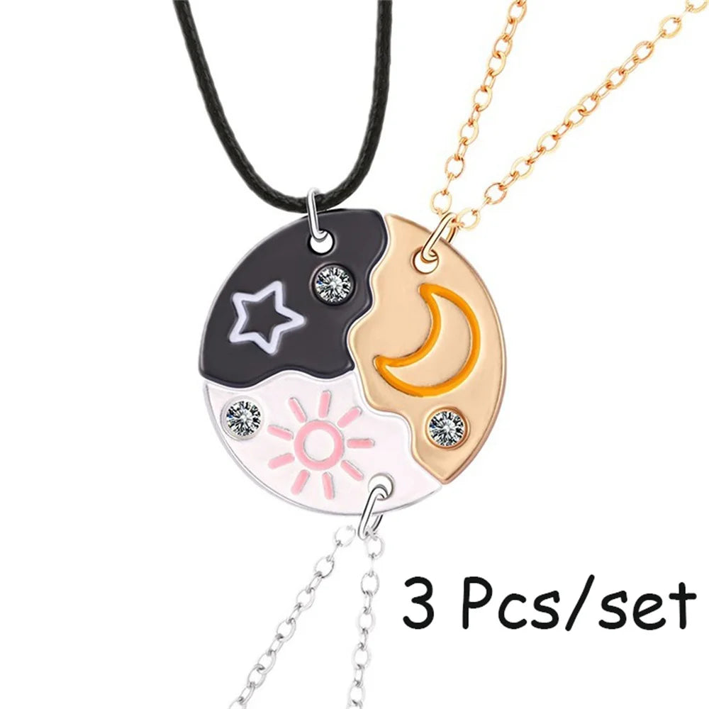 3/4 Best friend necklaces