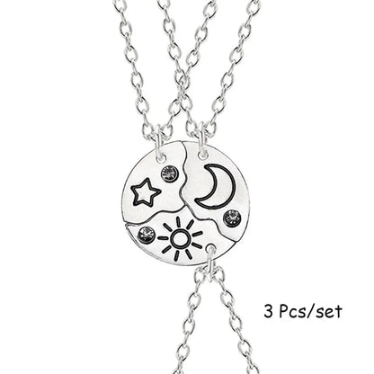 3/4 Best friend necklaces