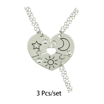 3/4 Best friend necklaces