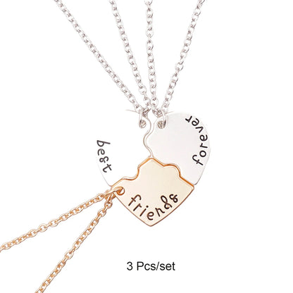 3/4 Best friend necklaces