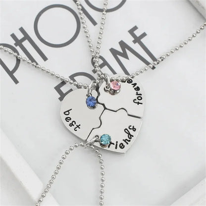 3/4 Best friend necklaces