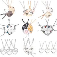 3/4 Best friend necklaces