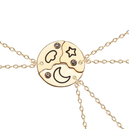 3/4 freind necklaces