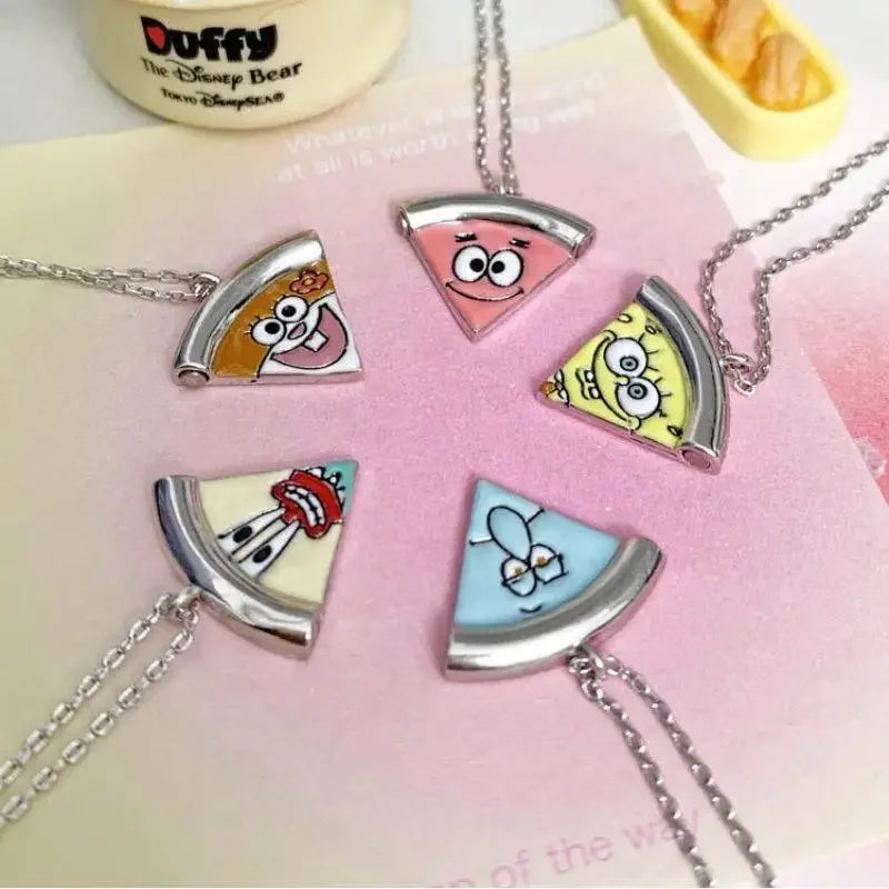 5 best friend SpongeBob Necklaces