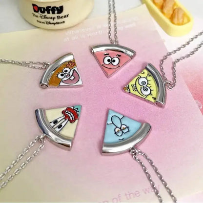 5 best friend SpongeBob Necklaces