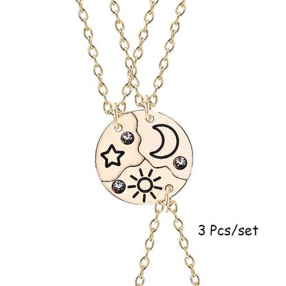 3/4 Best friend necklaces