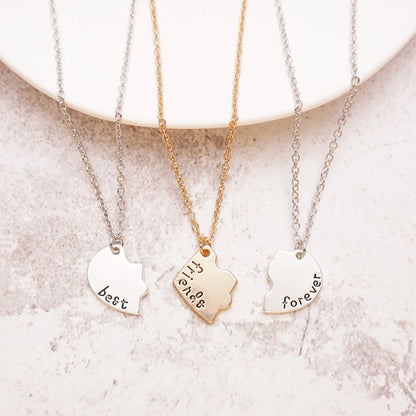 3/4 Best friend necklaces