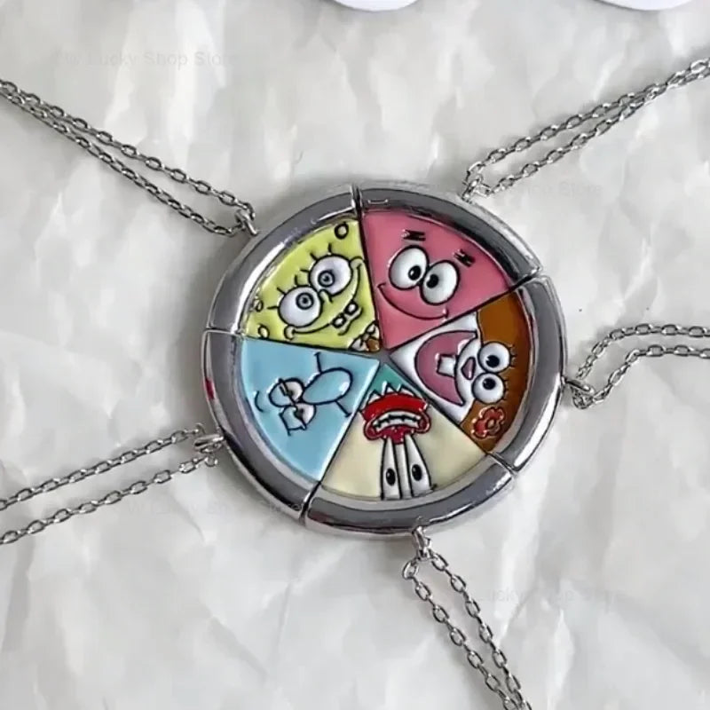 5 best friend SpongeBob Necklaces