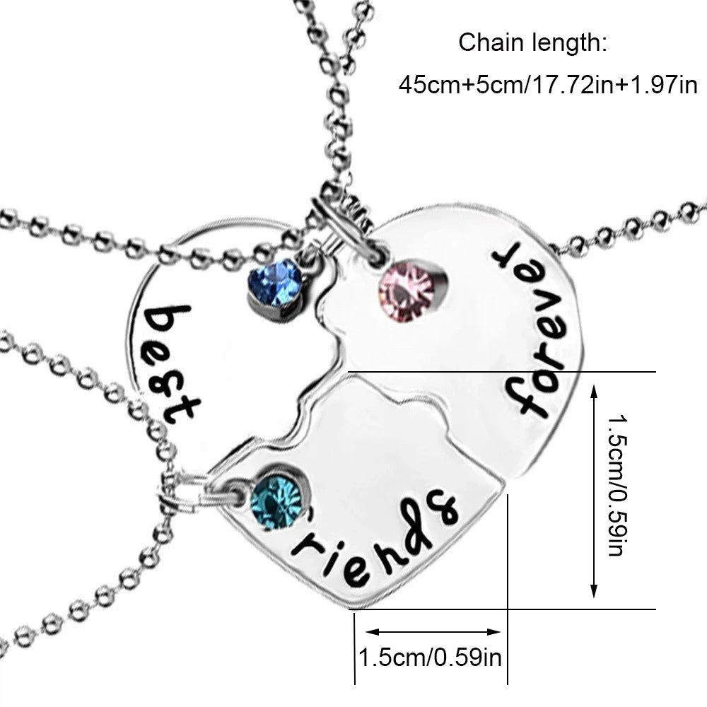 3/4 Best friend necklaces