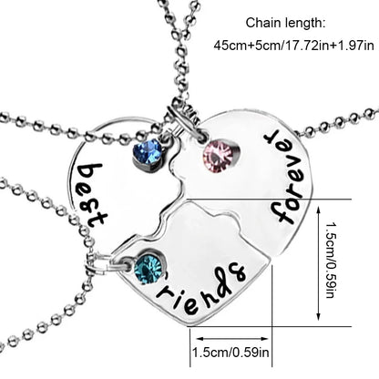 3/4 Best friend necklaces