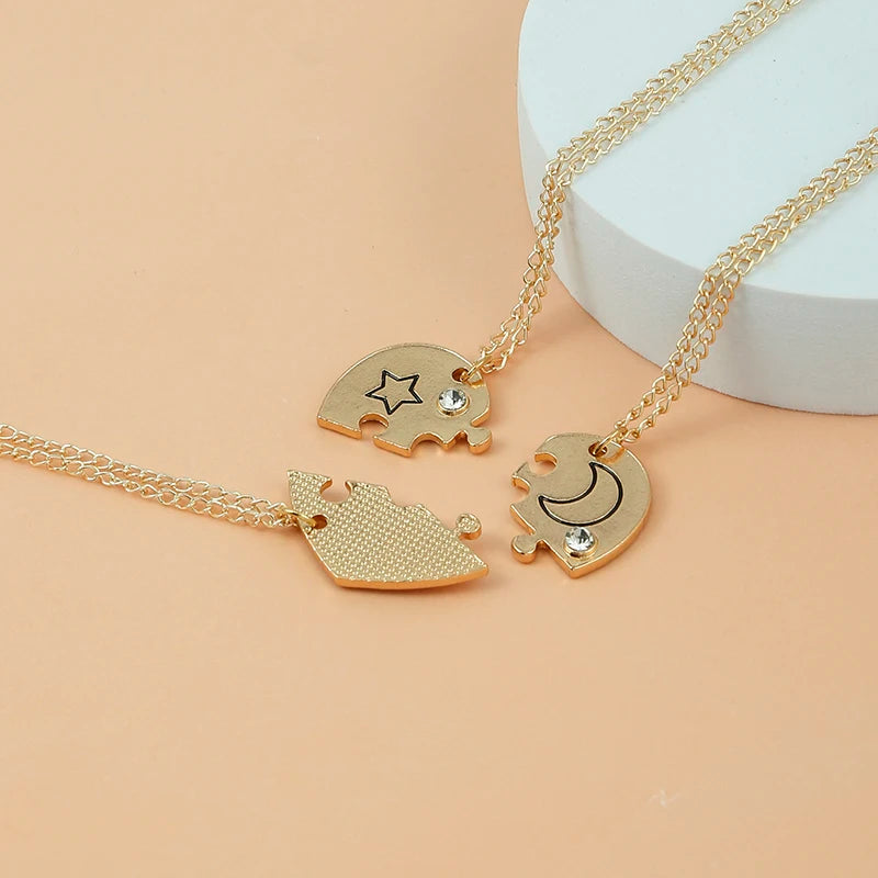 3/4 freind necklaces